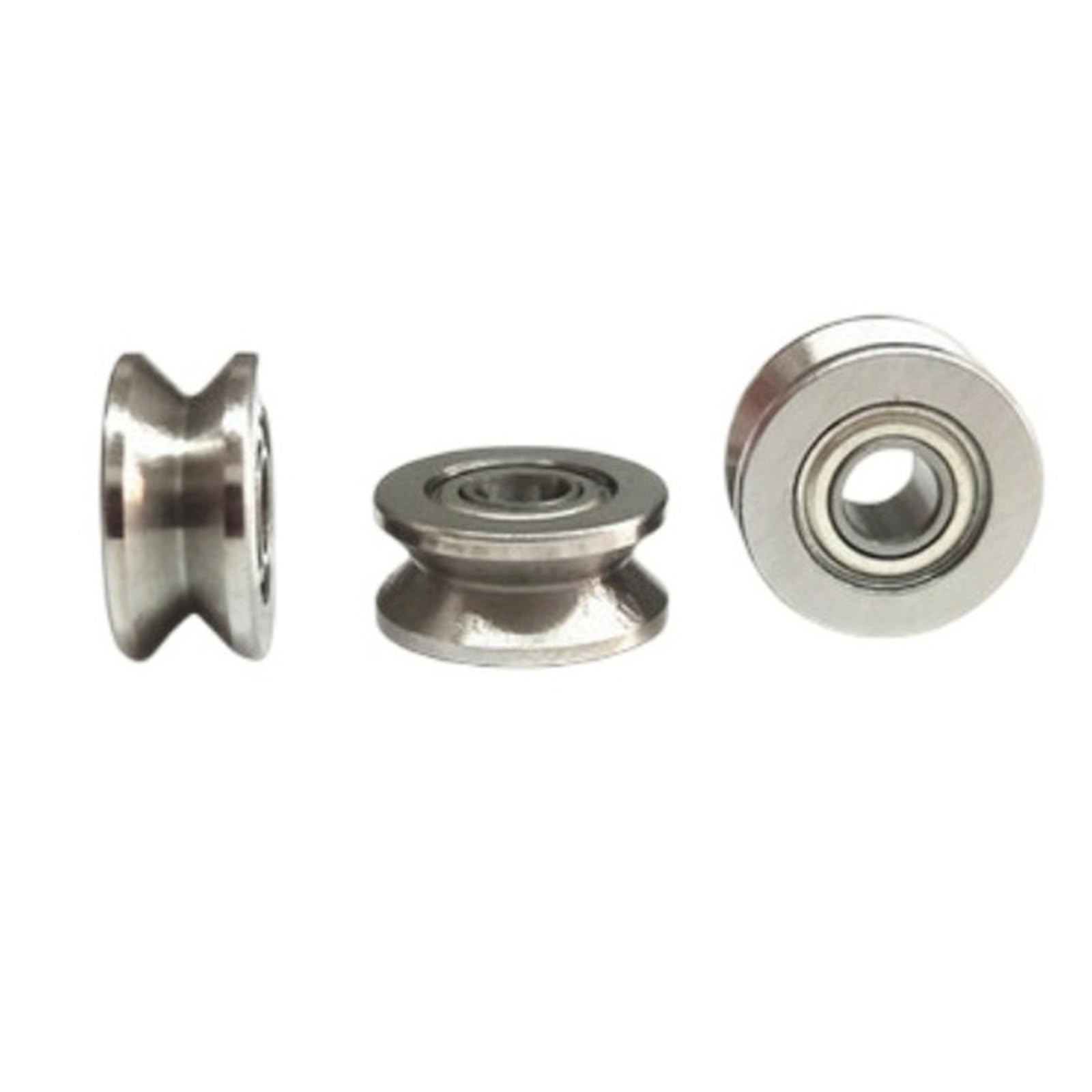 10 sztuk prowadnica drutu v-rowek miniaturowe łożysko V623 V624ZZ U623ZZ U624ZZ U604ZZ U rowek V nad linią koło pasowe(V624 135ZZ 4x14x5mm)