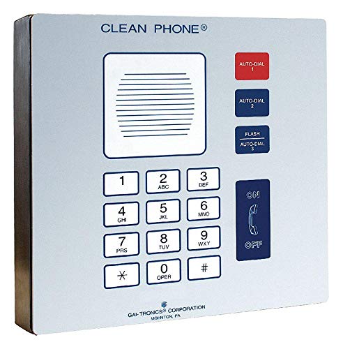 Gai-TronicsCleanroom Telephone, Wall, Gray - 295-001W