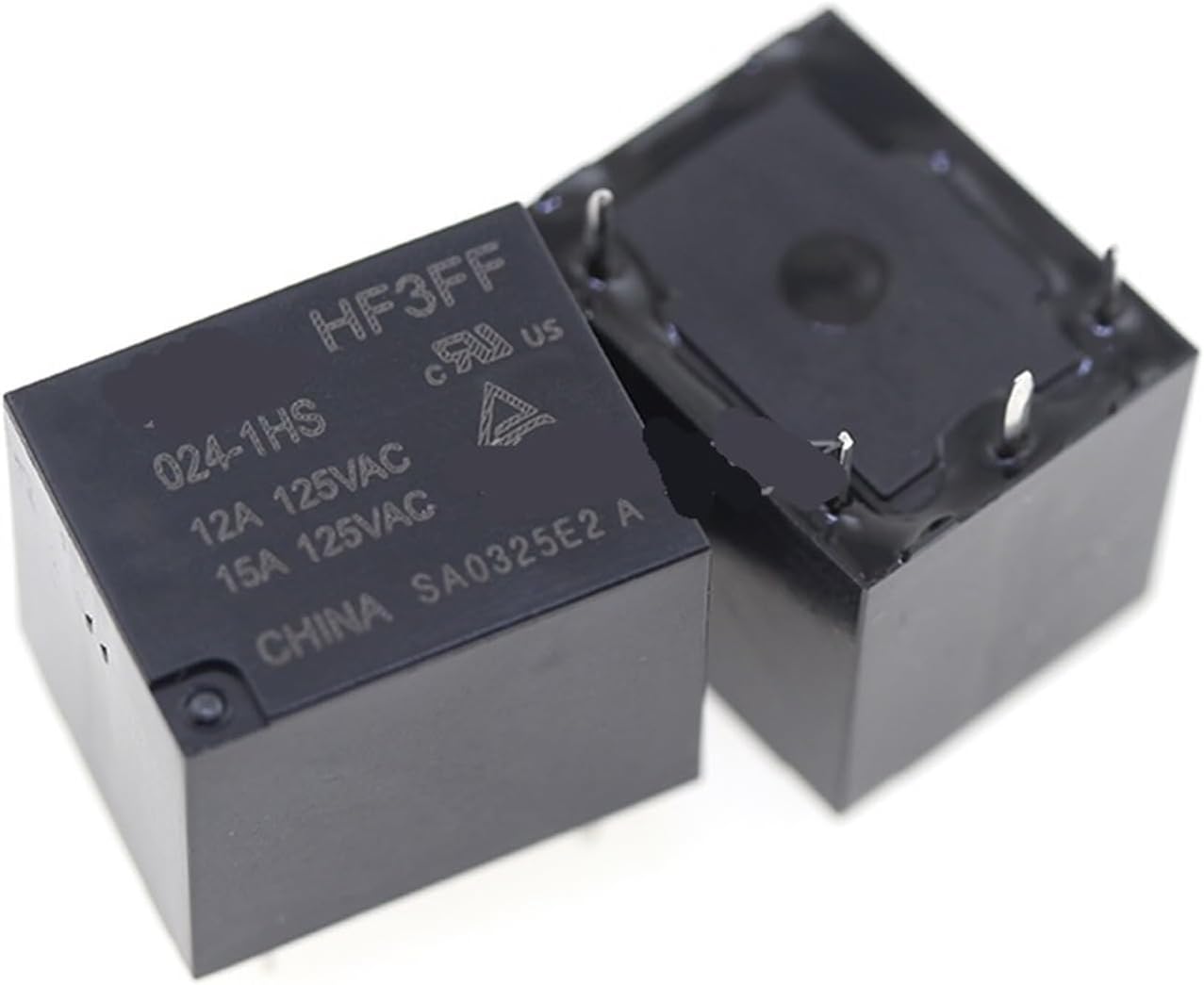 20PCS/Lot Power Relays HF3FF JQC-3FF-5VDC 9VDC 12VDC 24VDC-1ZS 1HS 10A250VAC 4/5PIN(12v-1ZS)