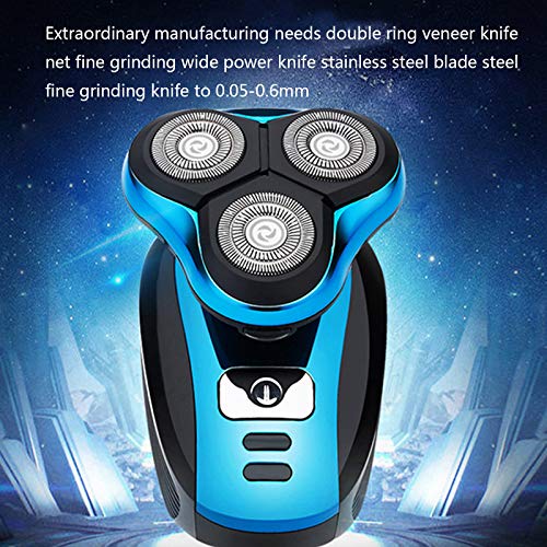 Barbeador elétrico masculino sem fio com indução recarregável para todo o corpo, barbeador flutuante