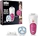 Produktbild Braun Silk-épil 5 Elektrischer Epilierer für Damen für sanfte Haarentfernung, mit 2 Zubehörteilen und Tasche, 5-511, Weiß/Rosa