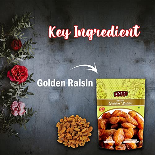 Image of Ancy Munakka 500 Grams (250 Grams X 2) - Golden Raisins | Abjosh Munakka | Boost Immunity & Vitality | Sweet Fruity Taste and Soft Chewy Texture | Healthy Snack for Kids and Office Workers