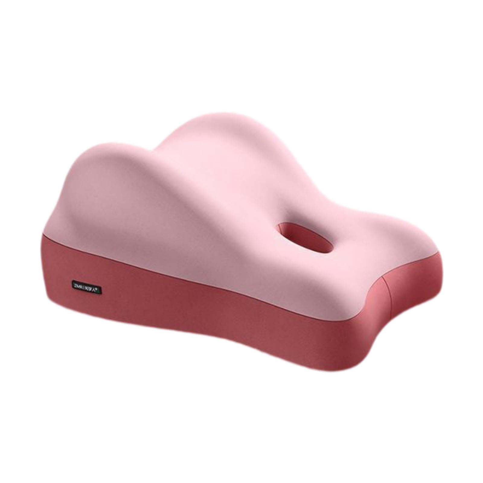 Coussin d'élévation des jambes pour soulager les douleurs de dos et chevilles gonflées rose
