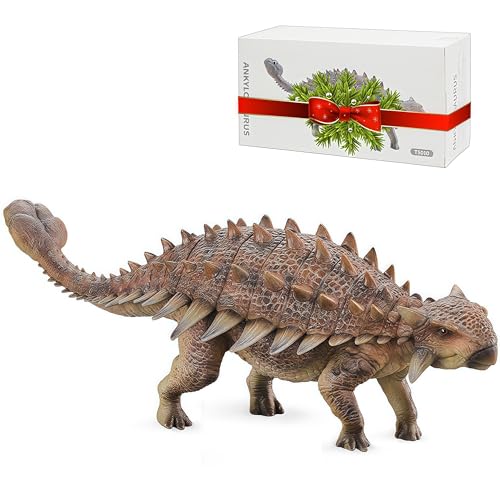 Gemini&Genius Ankylosaurus Action Figure Toy, Saichania Dinosaur Model Toy, Beautiful and Accurate Sculptures of Dino Toy Figure, Collection, Display...
