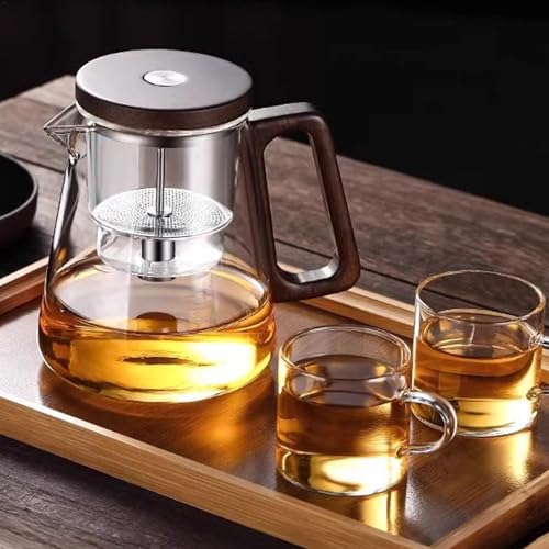 Théière élégante en verre borosilicate et infuseur haute précision - 4