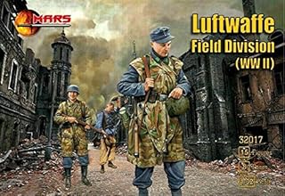 Mars Figures 32017-1/32 Luftwaffe Field Division WWII (15 Figure), Model kit