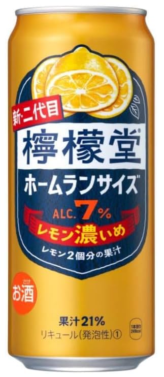 Amazon.co.jp: 檸檬堂 レモン濃いめ 500ml 7% : 食品・飲料・お酒