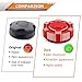 WeiSen CNC Gas Tank Cap, 6061 Aluminum Fuel Tank Cap Replace #2522069 Compatible with Polaris RZR Pro Xp/Turbo R/Ranger General Fit Sportsman Fit Scrambler 4(Red)