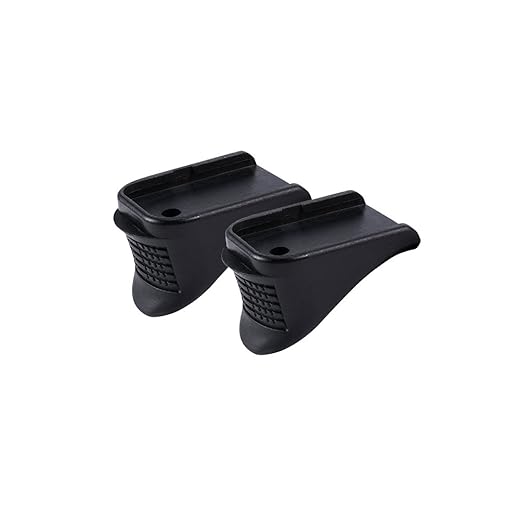 GVN Grip Extension Fits Glock Model 26/27/33/39 - Grip Extension -2 Pieces Black