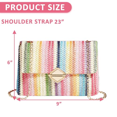 Bolso de Playa Bohemio de Paja para Mujer miniatura 4