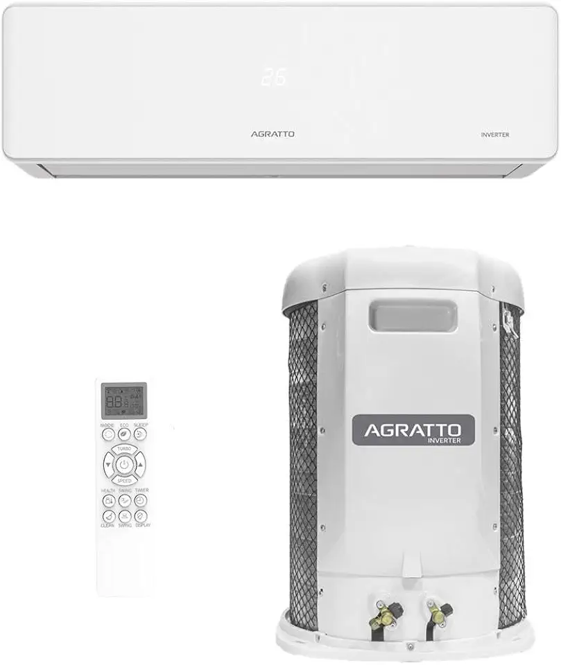 Ar-Condicionado Split HW Inverter Agratto Fit Top 24.000 BTUs R-32 Só Frio 220V