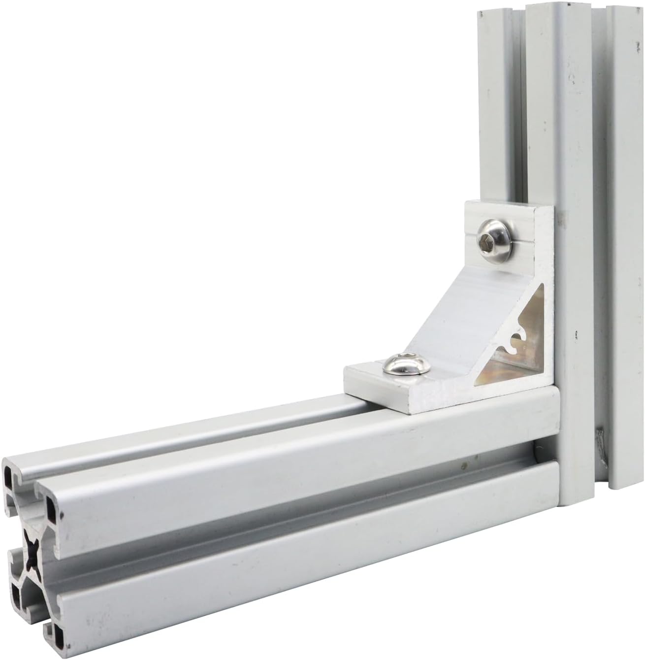 14 Sets 4040 Aluminum Extrusion Profiles Heavy Duty Corner Brackets 40 Series 90 Deg Right Angle Connectors wtih Nut Bolts for 4040 Extruded Aluminum L Connect