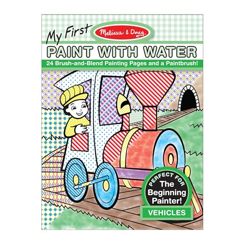 Melissa & Doug Mon premier livre aquarelle véhicules