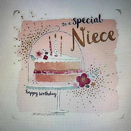 Niece Age 8 Birthday Card - Special Thoughts