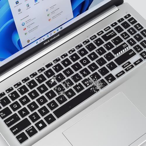 Protector de teclado para laptop ASUS Vivobook 15.6" negro miniatura 4