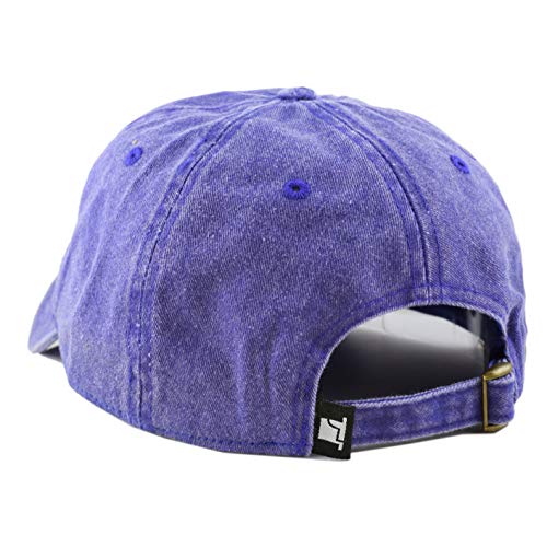 Image of The Hat Depot 100% Cotton Pigment Dyed Low Profile Dad Hat Six Panel Cap