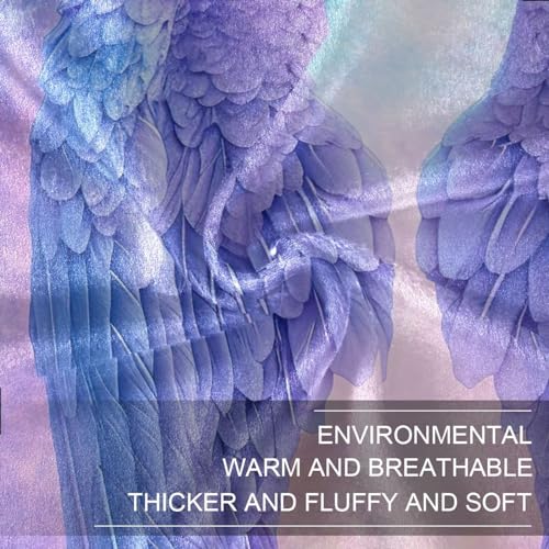 Chifigno Purple Angel Wings Throw Blanket thumb #6