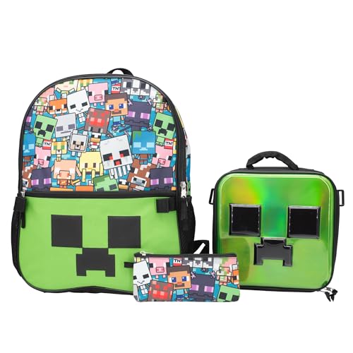 AI ACCESSORY INNOVATIONS Minecraft 5 PC Backpack Set,