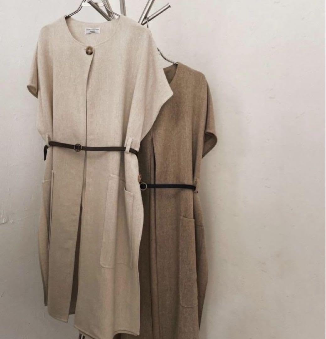 新品【ルーム306コンテンポラリー】Slit Long Gilletロングベスト 新品【ルーム306コンテンポラリー】Slit Long Gilletロング