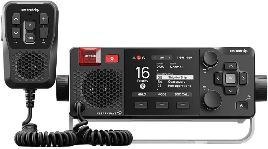 VHF Radio with Class B AIS by em-trak