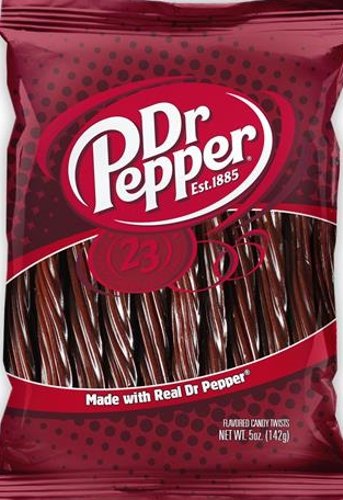 Orange, Grape Crush, Dr. Pepper & A&W Root Beer Licorice, Twists Assortment - (4 Packs)