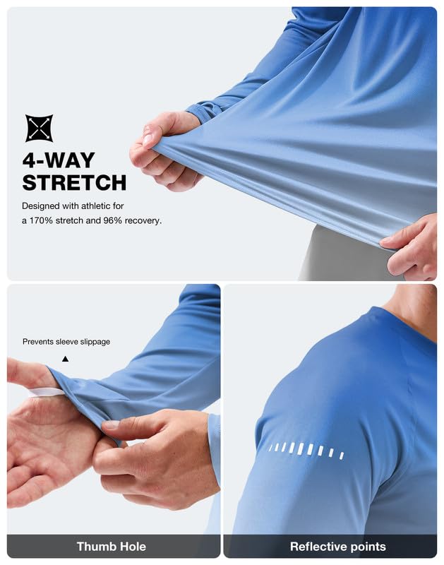 Image of Men's Sun Protection Long Sleeve Shirts UPF 50+