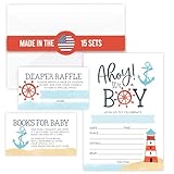 15 Nautical Baby Shower Invitations For Boy Baby Shower Ideas - Boy Baby Shower Invites For Boy, Boy Baby Shower Invitations Boy With Diaper Raffle, Baby Boy Shower Invitations, Baby Invitations