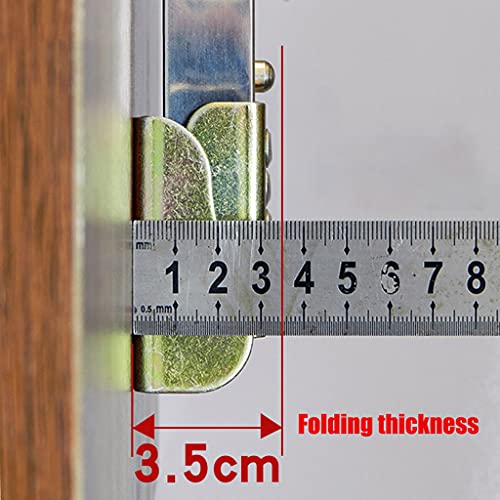 4 Pezzi di Gambe da Tavolo Gambe Mobili Pieghevoli...