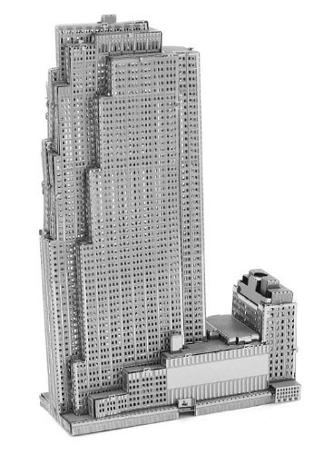 Set of 4 Metal Earth 3D Laser Cut Building Models: 30 Rockefeller Plaza, Empire State Building, Chrysler Building, & One World Trade Center - Image 4