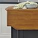 homestyles Americana Black Kitchen Island