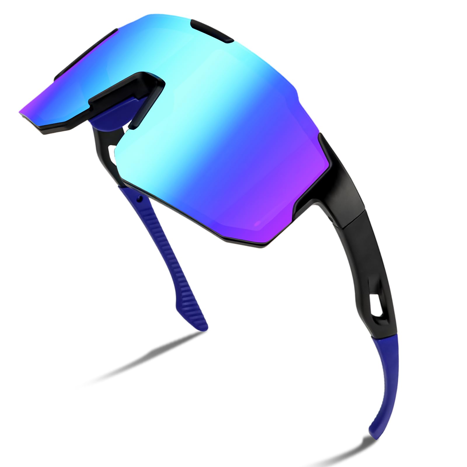 ZOUBEQI Gafas Polarizadas para Bicicleta, Gafas de Sol Deportivas para Hombre y Mujer, Gafas Ciclismo Hombre, UV 400 Gafas de Sol Deportivas para Actividades al Aire libre Carreras Ciclismo Esquí