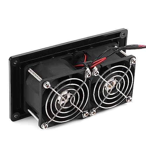 Cocoarm 12-V-Abluftventilator für Wohnmobil, Anhänger, Boot, Marine - Geräuscharm, Seitliche Entlüftung, Wohnwagen, Belüftung, Universelle