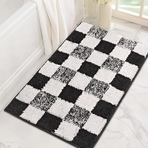 GRANNY SAYS Checkered Black Bathroom...