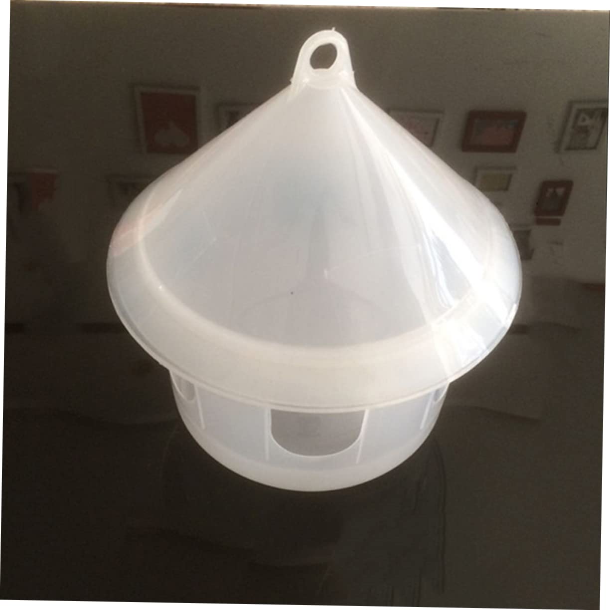Toddmomy 2 Comederos para Pájaros para Exteriores De Plástico Antiderrames Resistentes A La Intemperie.