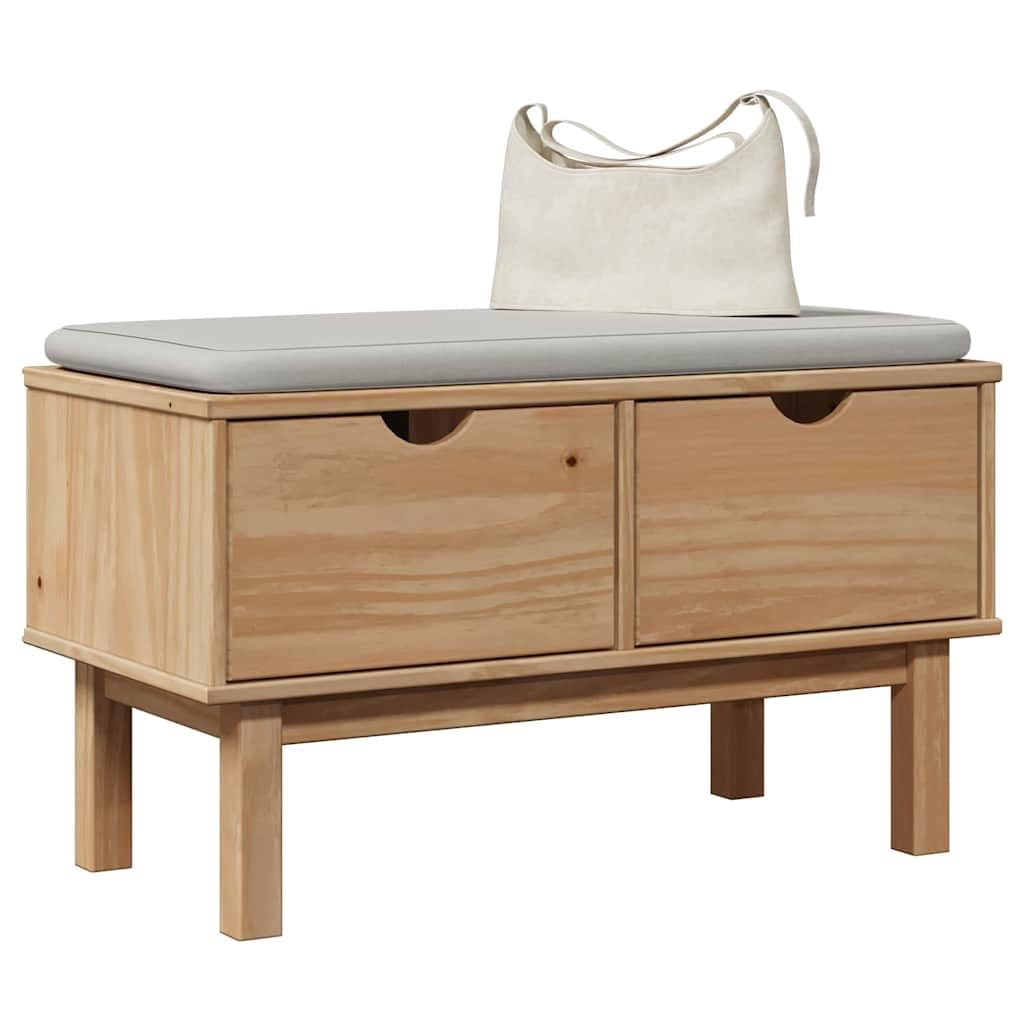 Banco OTTA 80 x 40 x 45 cm madera maciza de pino
