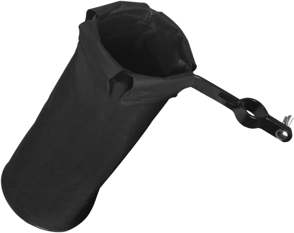 SECFOU Drumstick Bag Black Drumstick Holder Carrying Case Barrel for Drum Accessories Suitable for Home and Band Use