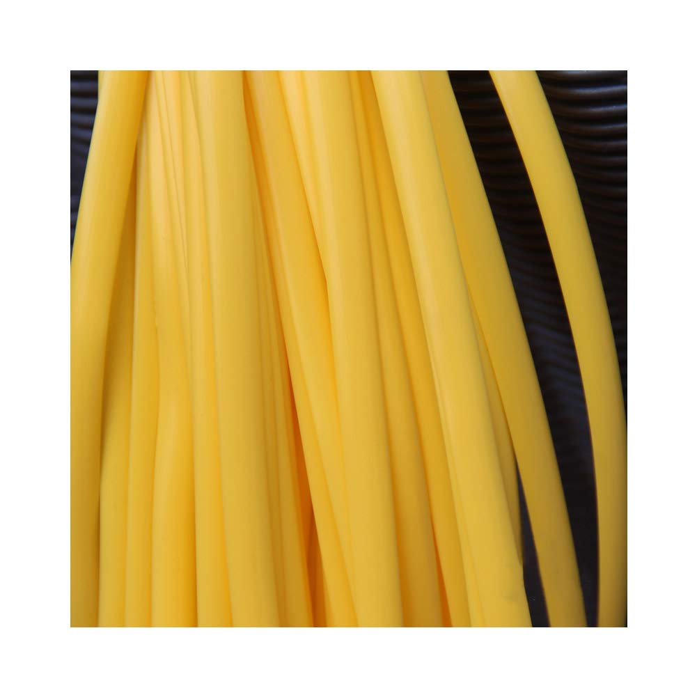 Yebio Yellow Pe Wicker Flat Synthetic Rattan Repair Material For Weaving Gardenniture