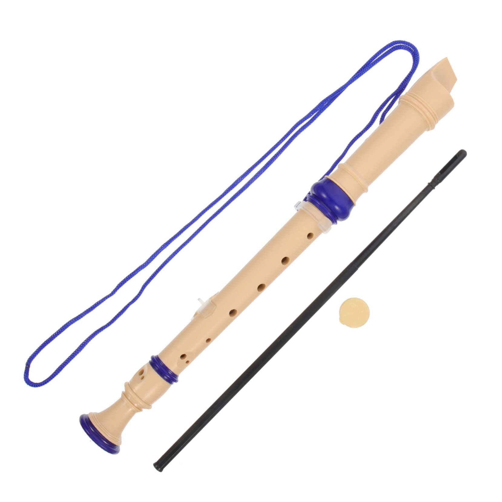 Totority Beginner Clarinet 8-hole Soprano Recorder Professional Boys and Girls Wind Instrument Compact Size Comfortable Grip