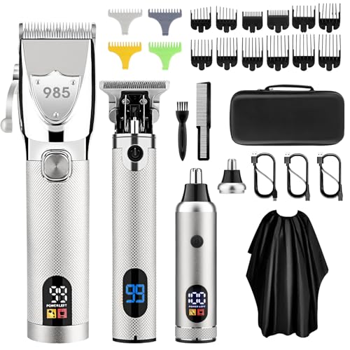 Tondeuse de barbier professionnelle pour des contours et coupes nettes