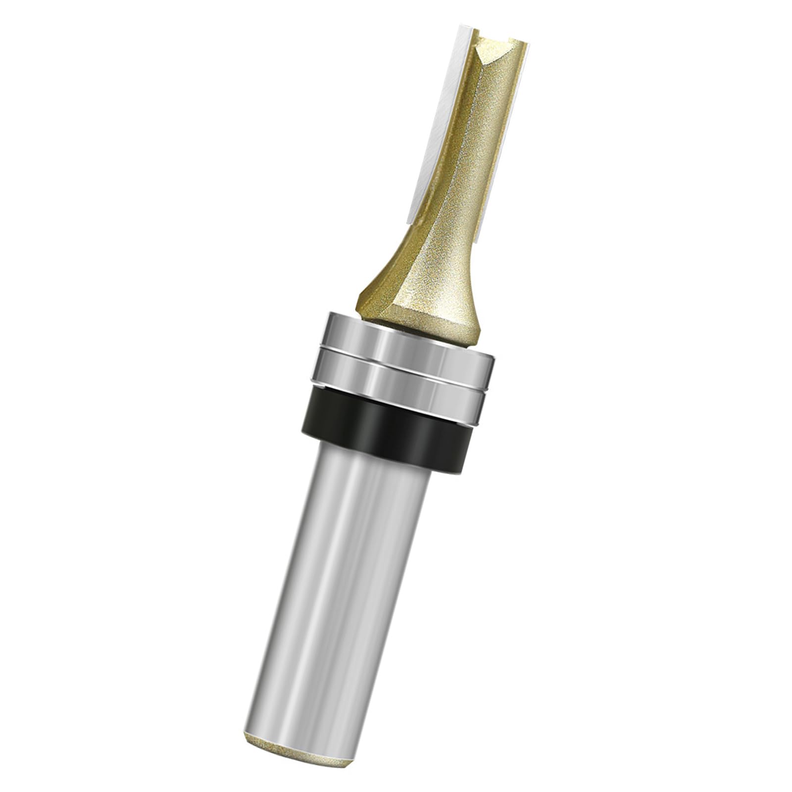 Rgybao Duty 12.7Mm Rabbeting Bit Double Bearing Mechanism For Woodworking Machines Seamlessly Joinery Trimming Composite Materials Milling Router Bit