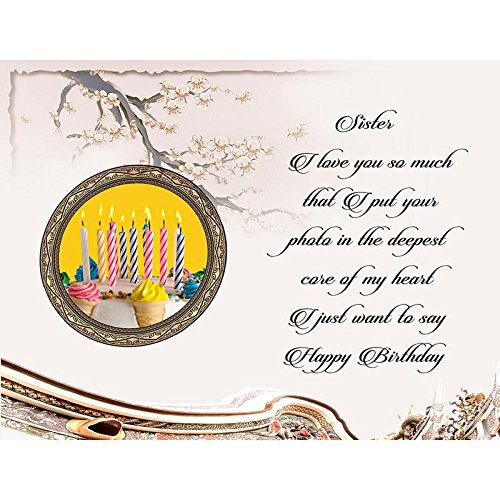 Alwaysgift Happy Birthday My Dear Sister Greeting Card