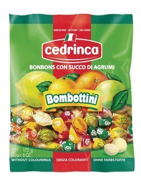 Cedrinca BOMBOTTINI Candies 4.25 OZ Bags (Pack of 12)