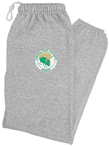 Norfolk State University Primary Logo Mens Jogger, Athletic Heather, L