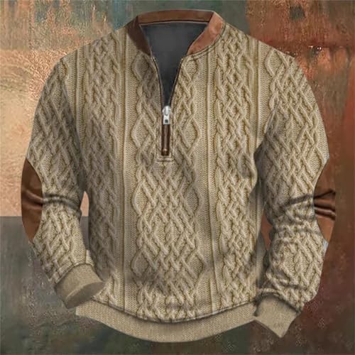 Sweat homme pull coton manches longues coupe ample style casual tendance A8