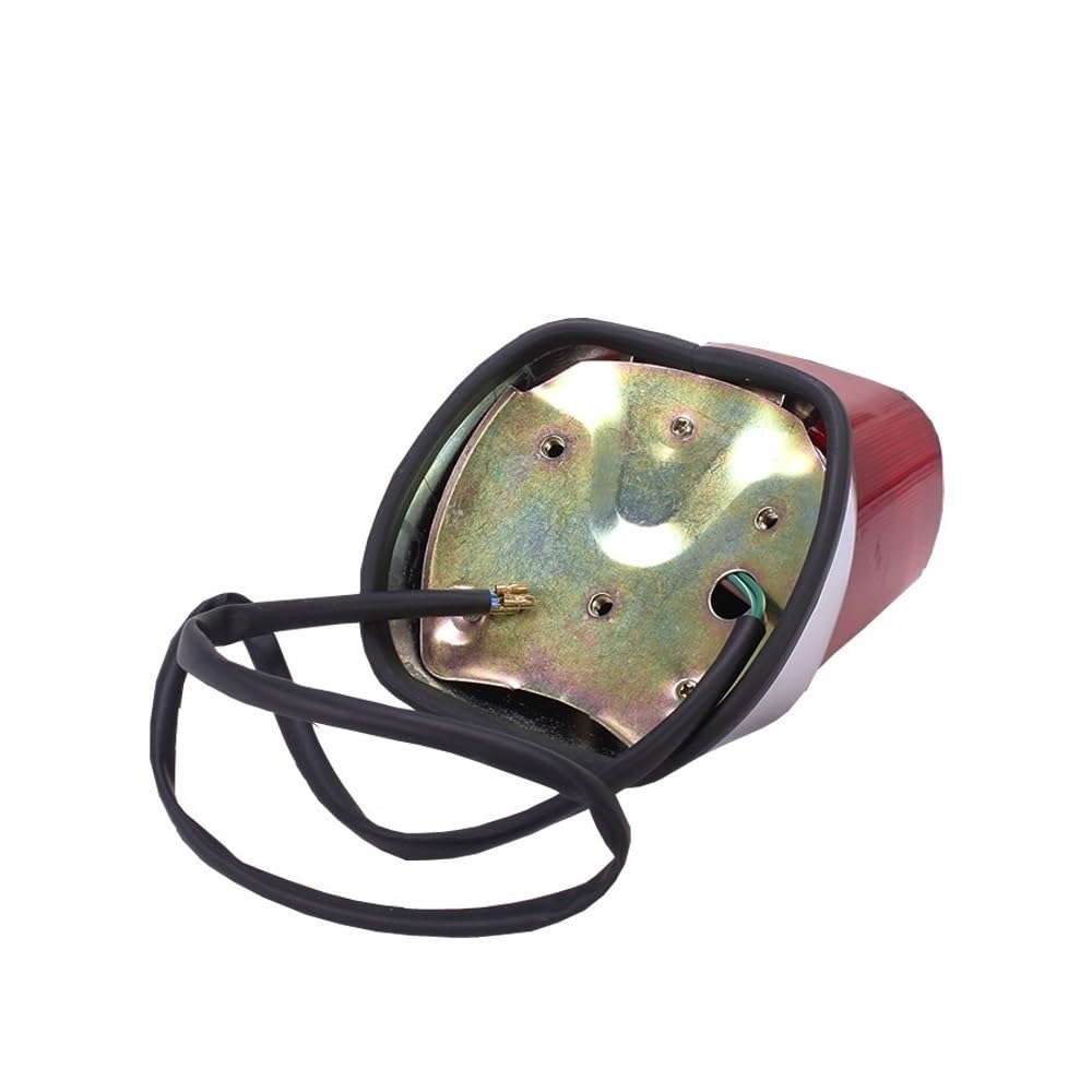 1PC ABS Rosso Moto Posteriore Freno Fanale Stop Lampada Accessori Per Virago XV250 XV400 Targa Fanali Posteriori