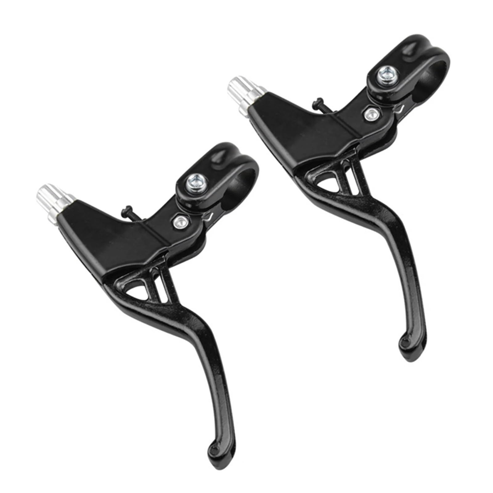 AIQWOJD Bike Rear Brake Drum Bike Brake Rear Drum 1 Pair Bicycle Brake Lever V-Brake Aluminium Alloy MTB Mountain Bike Brake Handle 22mm Cycling Accessories(Black)