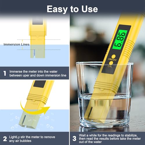 image for MEXYBE 2024 All-New pH Meter for Water - High Accuracy Digital pH Test