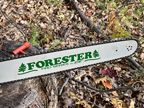 Forester Chainsaw Bar & Chain Combo - 20" Bar 3/8 Pitch, .050 Gauge, 72Dl Semi-Chisel Chain | Arborist Equipment With Low Vibration Chain For Trimming Trees And Underbrush | Fits Many Stihl Models #TOP4