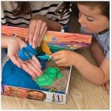 Kinetic Sand Project Planet Schildkröten Spielset - mit 396 g Sand, Schildkröten und 2 Werkzeugen aus 100% recyceltem Kunststoff, für kreatives Indoor-Sandspiel, für Kinder ab 3 Jahren