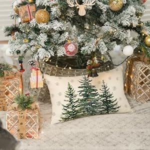 Avoincolorlifechristmastreessnowflakethrowpillowcover12x20inchwinterholidaycushioncasedecorationforsofacouch  Urban Country Home Decor Avoin colorlife christmas trees snowflake throw pillow cover 12 x 20 inch winter holiday cushion case decoration for sofa couch  urban country home decor